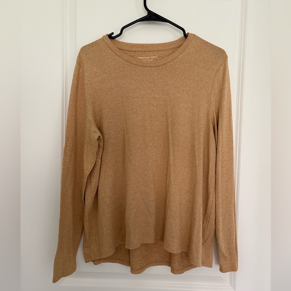 American Eagle Outfitters Tan Soft & Sexy Sweater